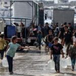 MEDIO ORIENTE-CIUDAD DE GAZA-AGUA-ESCASEZ DE FONDOS
