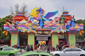 CHINA-SICHUAN-CHENGDU-TEMPLO DE WUHOU-FERIA DEL TEMPLO