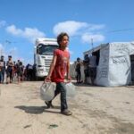 MEDIO ORIENTE-CIUDAD DE GAZA-AGUA-ESCASEZ DE FONDOS