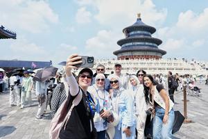 CHINA-VACACIONES DE VERANO-TURISMO ENTRANTE
