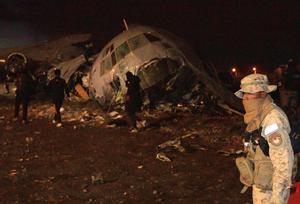 BOLIVIA-EL ALTO-AVION-ACCIDENTE