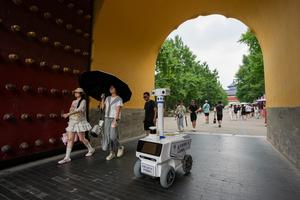 CHINA-BEIJING-PARQUE-ROBOT