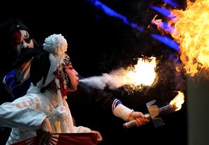 CHINA-SHAANXI-XI'AN-OPERA QINQIANG-JOVENES INTERPRETES