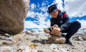 CHINA-XIZANG-SHANNAN-FRONTERA-ESTACION DE POLICIA