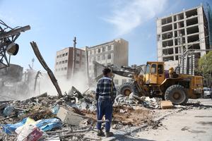 IRAN-TEHERAN-ATAQUES AEREOS-SECUELAS