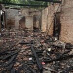 SRI LANKA-HORANA-CENTRO DE ATENCION PARA ANCIANOS-INCENDIO-SECUELAS