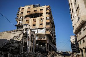 MEDIO ORIENTE-CIUDAD DE GAZA-ATAQUE AEREO ISRAELI-DAÑOS