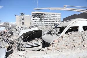 IRAN-TEHERAN-ATAQUES AEREOS-SECUELAS