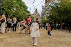 ESPAÑA-BARCELONA-TURISMO-TURISTAS CHINOS
