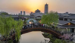 CHINA-FESTIVAL QINGMING-FERIADO-PAISAJE PRIMAVERAL