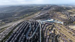 CHINA-NINGXIA-GUYUAN-PAISAJE PRIMAVERAL