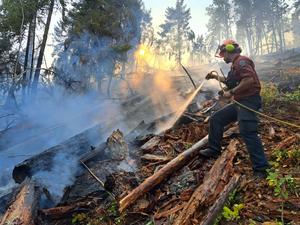 CANADA-COLUMBIA BRITANICA-INCENDIO FORESTAL