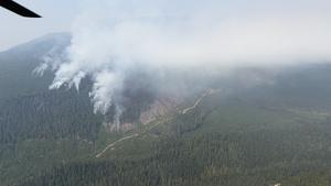 CANADA-COLUMBIA BRITANICA-INCENDIO FORESTAL