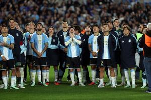 ARGENTINA-BUENOS AIRES-FUTBOL-ARGENTINA VS BENIN