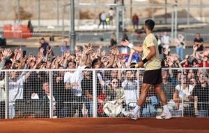 ITALIA-ROMA-TENIS-ATP-ABIERTO ITALIANO-NOVAK DJOKOVIC-ENTRENAMIENTO