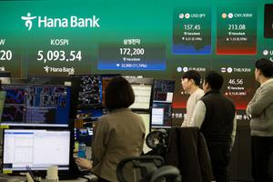 REPUBLICA DE COREA-SEUL-ACCIONES-KOSPI-KOSDAQ-DISYUNTORES