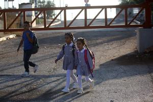MEDIO ORIENTE-CISJORDANIA-NAPLUSA-NUEVO AÑO ESCOLAR
