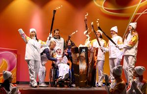 ITALIA-CORTINA D'AMPEZZO-JUEGOS PARALIMPICOS DE INVERNO-CEREMONIA DE UNIFICACION DE LA LLAMA