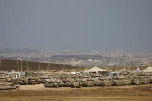 ISRAEL-KIBUTZ REIM-TROPAS-GAZA