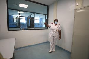 KENIA-NAIROBI-EBOLA-HOSPITAL