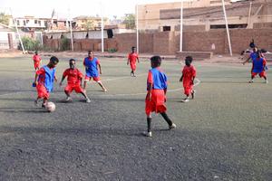 SUDAN-JARTUM-FUTBOL-COPA MUNDIAL DE TALLA BAJA-PREPARATIVOS