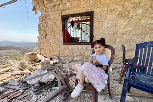 LIBANO-ZAWTAR AL-GHARBIYAH-CASA DESTRUIDA