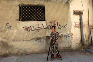 JORDANIA-CAMPAMENTO DE REFUGIADOS DE BAQA'A-VIDA COTIDIANA