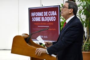CUBA-HABANA-EEUU-BLOQUEO-CONFERENCIA DE PRENSA