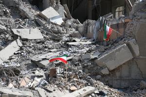 IRAN-TEHERAN-ATAQUES AEREOS-SECUELAS