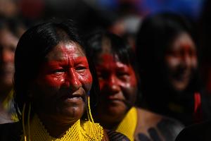 BRASIL-BRASILIA-CAMPAMENTO TIERRA LIBRE
