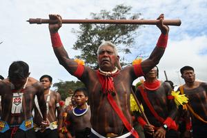 BRASIL-BRASILIA-CAMPAMENTO TIERRA LIBRE
