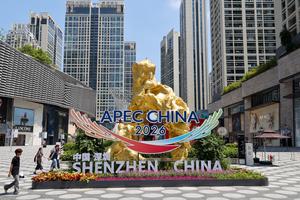 CHINA-GUANGDONG-SHENZHEN-APEC-REUNION DE LIDERES ECONOMICOS-CUENTA REGRESIVA DE 100 DIAS