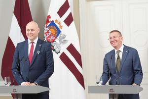 LETONIA-RIGA-PRESIDENTE-PRIMER MINISTRO-NUEVO GOBIERNO
