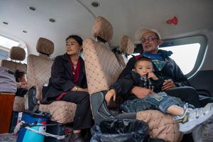 CHINA-XIZANG-GYIRONG-AVALANCHA DE LODO-PERSONAS EVACUADAS-REGRESO AL HOGAR