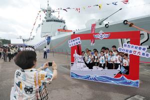 CHINA-HONG KONG-FLOTA DE LA ARMADA DEL EPL-JORNADAS DE PUERTAS ABIERTAS