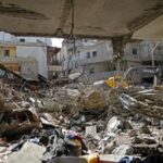 LIBANO-BEIRUT-ATAQUE AEREO-SECUELA