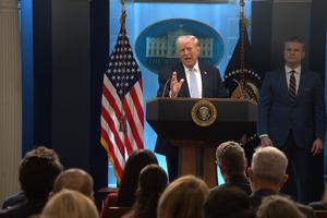 EEUU-WASHINGTON D. C.-CASA BLANCA-TRUMP-CONFERENCIA DE PRENSA-IRAN