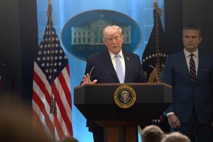 EEUU-WASHINGTON D. C.-CASA BLANCA-TRUMP-CONFERENCIA DE PRENSA-IRAN