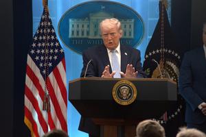 EEUU-WASHINGTON D. C.-CASA BLANCA-TRUMP-CONFERENCIA DE PRENSA-IRAN