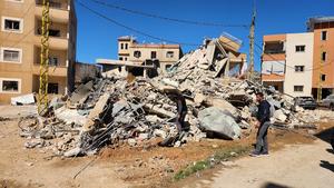 LIBANO-BAALBEK-ATAQUES AEREOS ISRAELIES-RUINAS