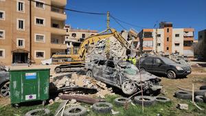 LIBANO-BAALBEK-ATAQUES AEREOS ISRAELIES-RUINAS