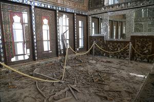 IRAN-TEHERAN-PATRIMONIO MUNDIAL-PALACIO DE GOLESTAN-DAÑOS