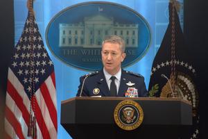 EEUU-WASHINGTON D. C.-CASA BLANCA-DAN CAINE-CONFERENCIA DE PRENSA-IRAN