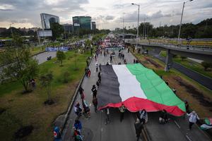 COLOMBIA-BOGOTA-PALESTINA-MARCHA