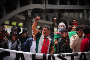 COLOMBIA-BOGOTA-PALESTINA-MARCHA