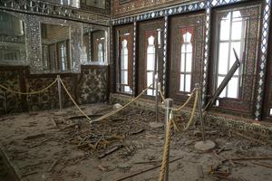 IRAN-TEHERAN-PATRIMONIO MUNDIAL-PALACIO DE GOLESTAN-DAÑOS