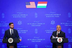 HUNGRIA-BUDAPEST-VIKTOR ORBAN-JD VANCE-CONFERENCIA DE PRENSA