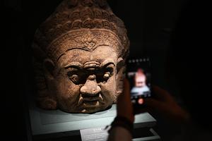 CHINA-SHANXI-TAIYUAN-MUSEO-CAMBOYA-EXPOSICION
