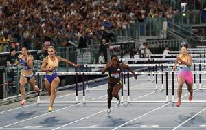 ITALIA-ROMA-ATLETISMO-LIGA DIAMANTE-100M VALLAS FEMENINO