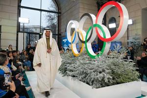 ITALIA-MILAN-JUEGOS OLIMPICOS DE INVIERNO-DESFILE DE MODAS